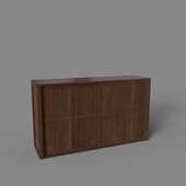 large cabinet with double sliding doors, art. 621, 1400x815nx390