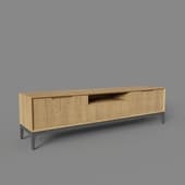 velvet tv cabinet matt nutmeg oak