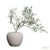 a sprig of eucalyptus in a vase 2.