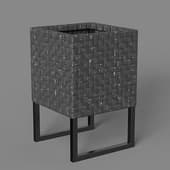 portofino cube planter on legs