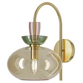 Nyra wall lamp made of colored glass