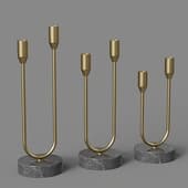 dobbel candlesticks, designboom