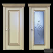 Door Byoravud ART1 Ivory Patina