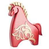 The decorative horse is THICK