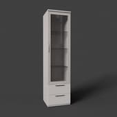 rimini white cabinet with glass door (4), 179.4 cm