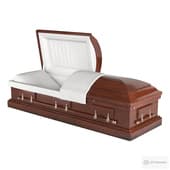 an open coffin