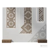 wall panels headboard russian ornament 028