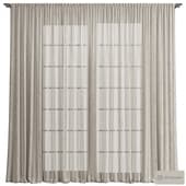 curtains 133/ linen wide curtains