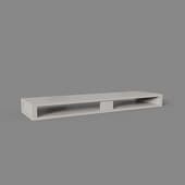 low, large shelf, art. 373, 1400x130h390, beige
