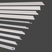 set of ceiling moldings (cornices) — classic profiles 100-109