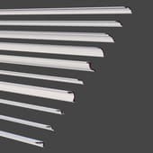 a set of ceiling moldings (cornices) — classic profiles 30-39