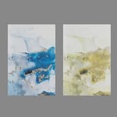 decorative panel utopia blue, 60x90 cm bergenson bjorn