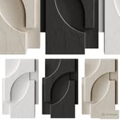 decorative panel serif relief by kristina dam studio