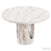 Modish Travertine Marble Dining Table