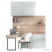 a minimalistic workplace for a nursery