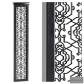 the decorative partition is narrow