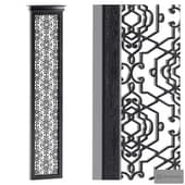 the decorative partition is narrow