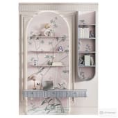 shelving with a workplace for a children's room 11