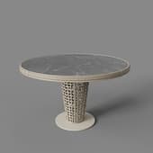 dining table ø120 dynasty - kubu mushroom