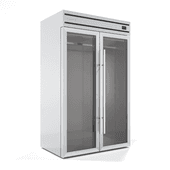 kuzzman cristal 6 fur and cashmere refrigerator with glass doors