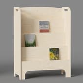 three raccoons bookshelf