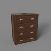 chest of drawers with 4 drawers, art. 325, 730x815nx390