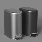 trash bucket with pedal, 5 l smart solutions