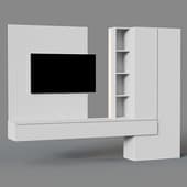 furniture with facades verta, intu wood aristo modern collection (living room)