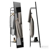 TEMPO BLACK floor mirror