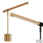 Linear Wood LED USB Table Lamp