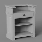small bar counter 90x51x107 in classic style