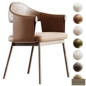 Gardner Modern Leather Dining Chair