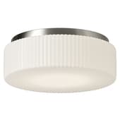 Lumina Flush Mount 14 Brushed Nickel