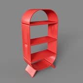 baton rack red