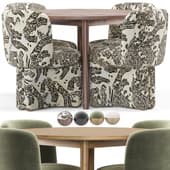 Kesse Chair and ZIGZAG TABLE ROUND