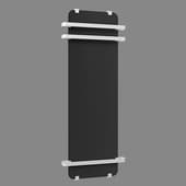 electric towel rail allen brau infinity 140x44 with rail 2 0 silver brush