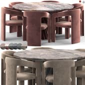 HOLT Chair and ONDA INDOOR Table