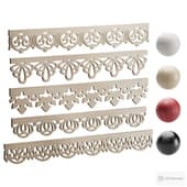 decorative panels-platbands russian ornament 6