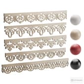 decorative panels-platbands russian ornament 6