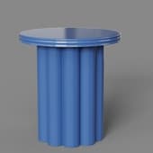 vivlend side table, ø43 cm bergenson bjorn 1
