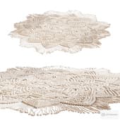 Macrame woven carpet 1