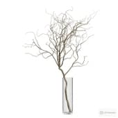 a sprig of white willow darts a snack in a glass.