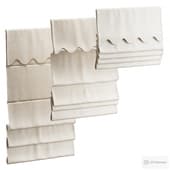 Evelyn Scalloped Valance Roman Shade 2