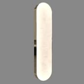 sconce white crystal 350x22