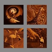 set of paintings "hope & hall"