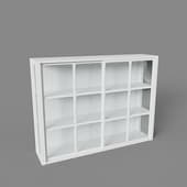 high double cabinet, art. 616, 1400x1050x310, white