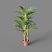 artificial tree areca catechu palm 140 cm