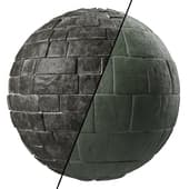 D321 Stone wall Materials | Sbsar Seamless PBR 4k