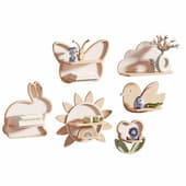 decorative shelves for children in the form of natural silhouettes