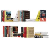set of books for interior 3d model | 40 items |